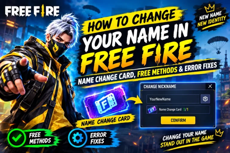 How to Change Your Name in Free Fire