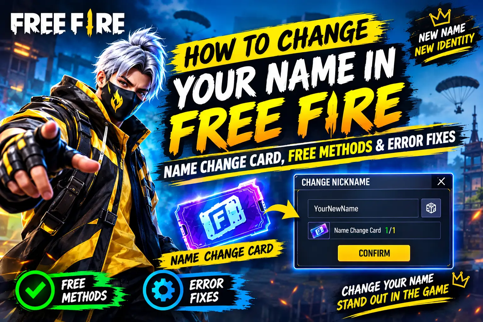 How to Change Your Name in Free Fire