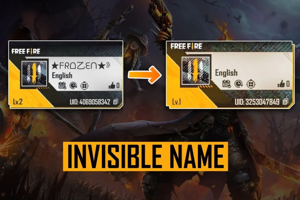 How to Make a Completely Blank Free Fire Name