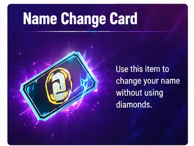 Name Change Card